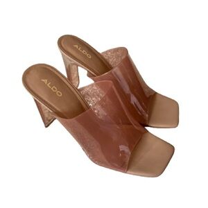 Aldo pink and nude heels. Size: 9